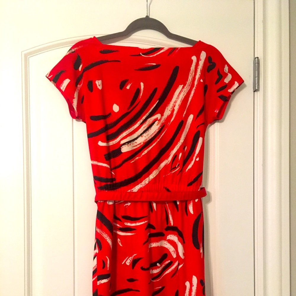 Vintage, hand-painted dress.